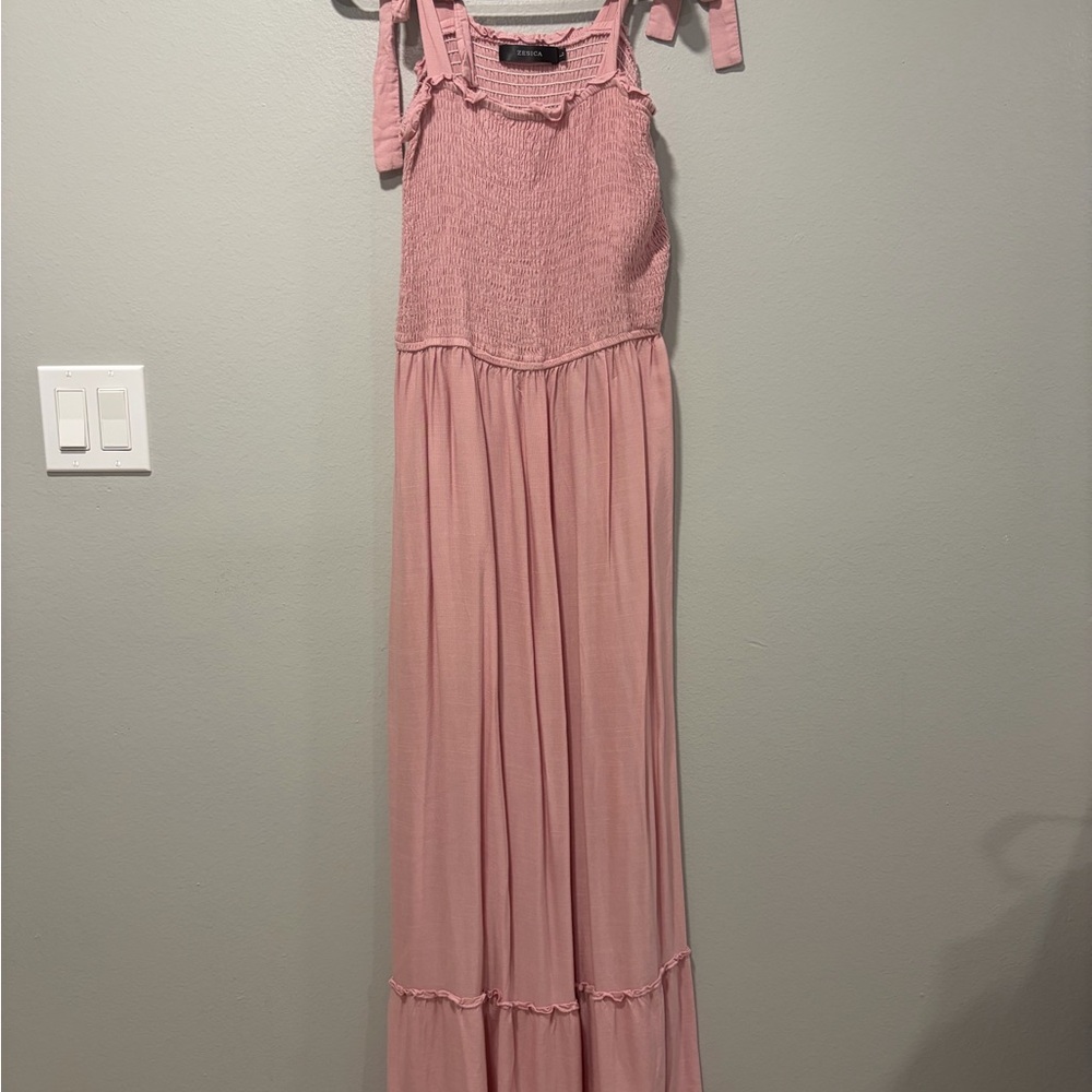 Charlotte Russe Blush Pink Maxi Dress